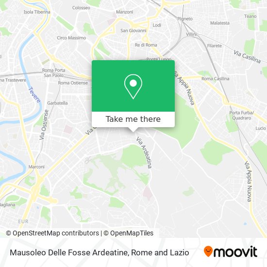 Mausoleo Delle Fosse Ardeatine map