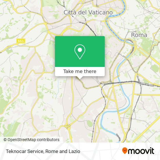 Teknocar Service map