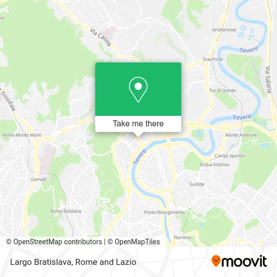 Bratislava Square map