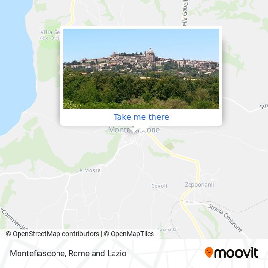 Montefiascone map