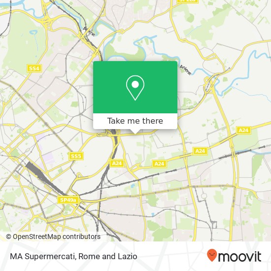 MA Supermercati map