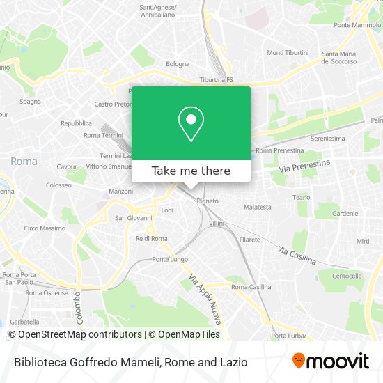 Biblioteca Goffredo Mameli map
