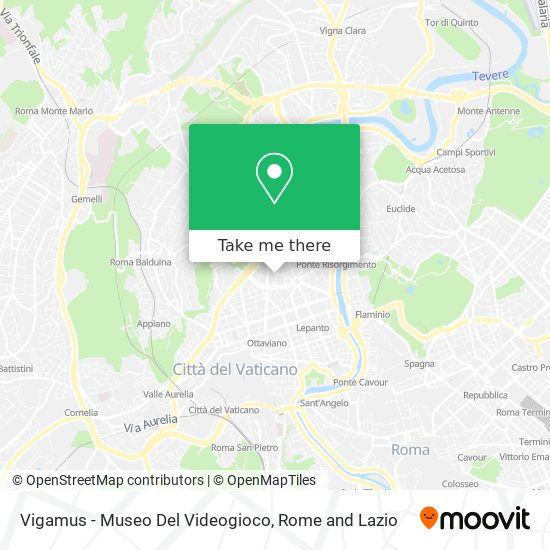 Vigamus - Museo Del Videogioco map
