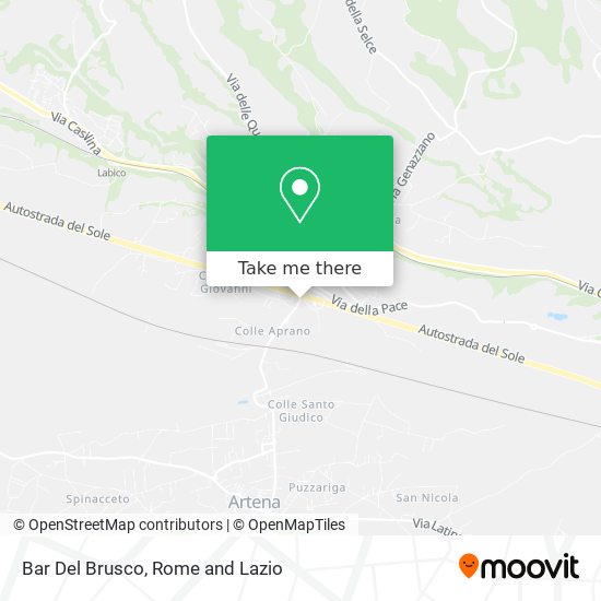 Bar Del Brusco map