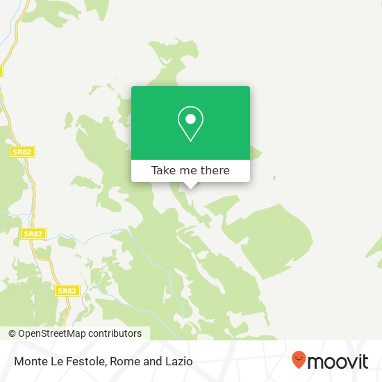 Monte Le Festole map