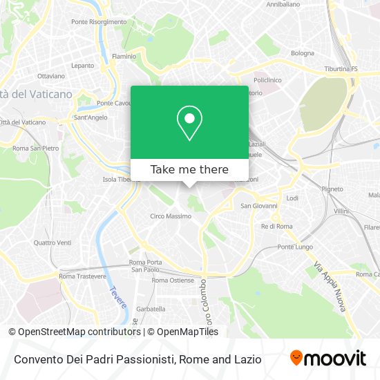Convento Dei Padri Passionisti map