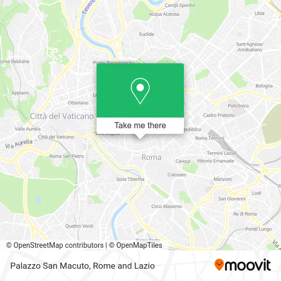 San Macuto Palace map