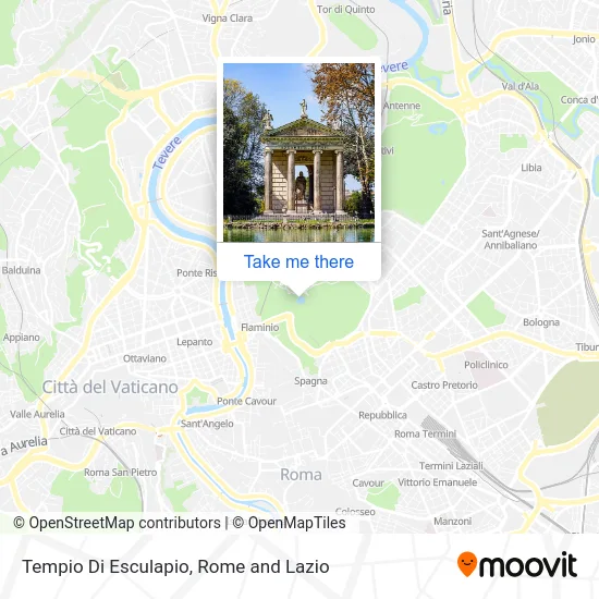 Tempio Di Esculapio map