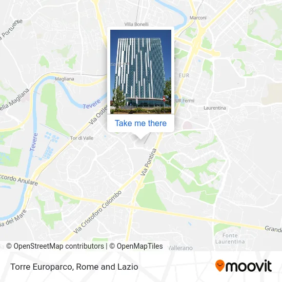 Europarco Tower map