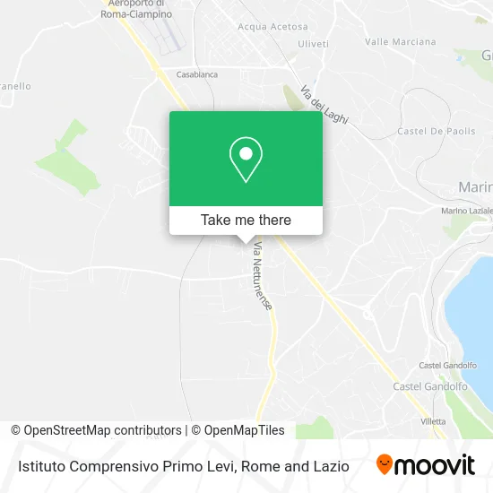 Primo Levi Comprehensive Institute map