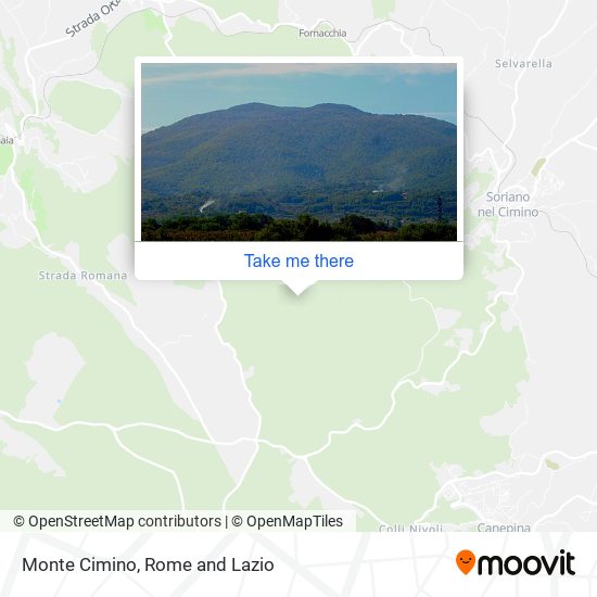 Monte Cimino map