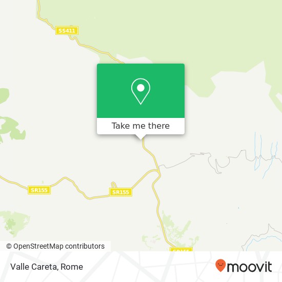 Valle Careta map