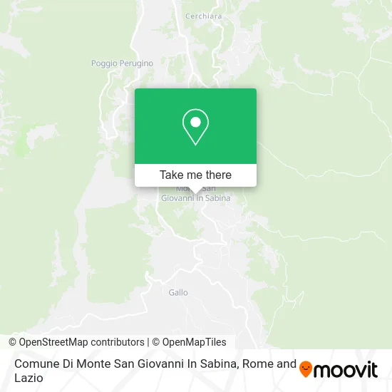 Municipality of Monte San Giovanni In Sabina map