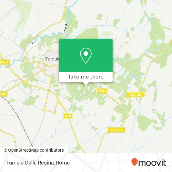 Tumulo Della Regina map