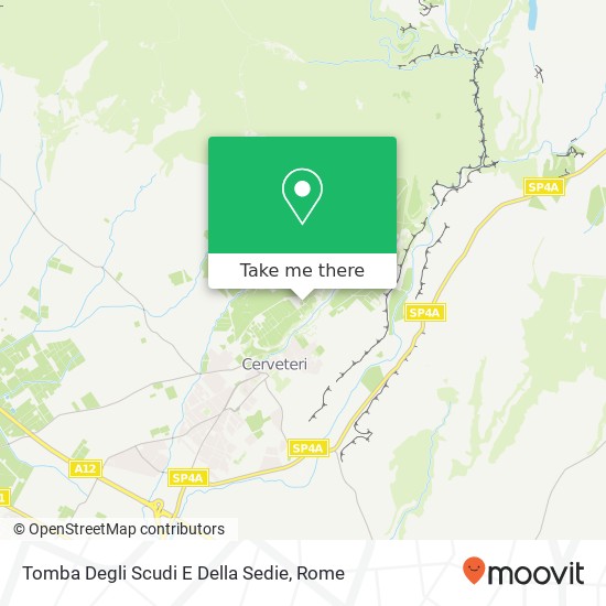 Tomba Degli Scudi E Della Sedie map