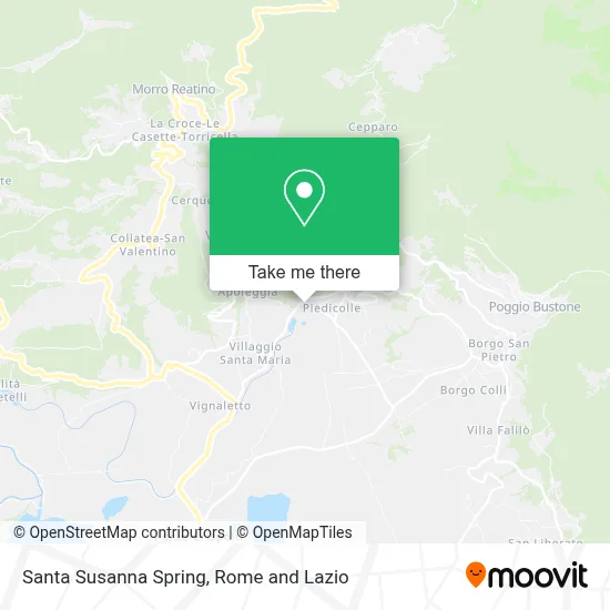 Santa Susanna Spring map
