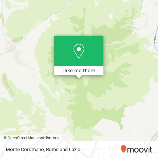 Monte Coromano map