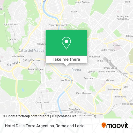 Hotel Della Torre Argentina map