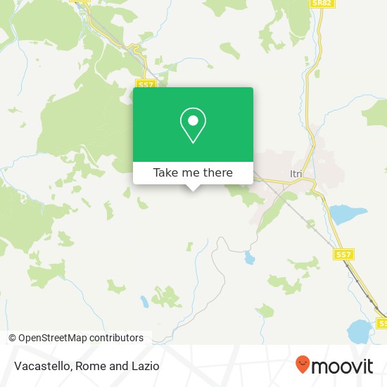 Vacastello map