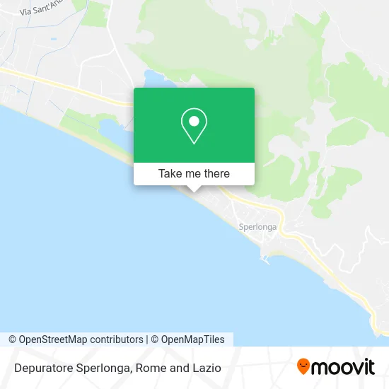 Sperlonga Water Treatment Plant map