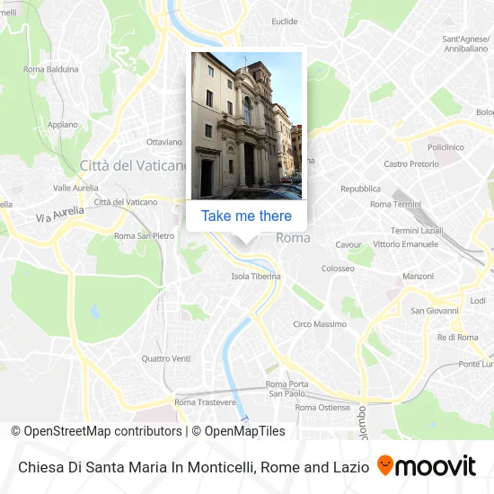 Church of Santa Maria in Monticelli map