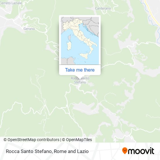 Rocca Santo Stefano map