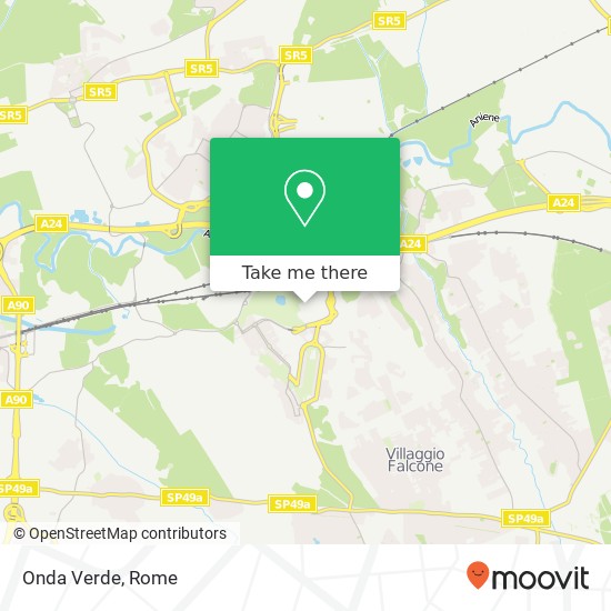 Onda Verde map