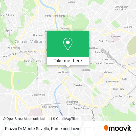Piazza Di Monte Savello map