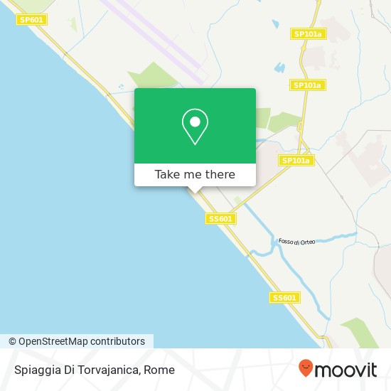 Spiaggia Di Torvajanica map