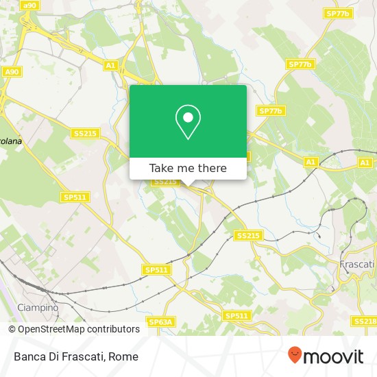 Banca Di Frascati map