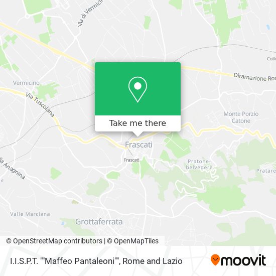 I.I.S.P.T. ""Maffeo Pantaleoni"" map