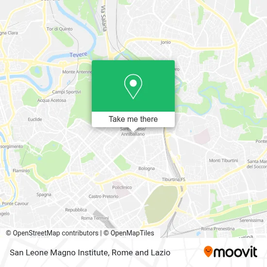 San Leone Magno Institute map