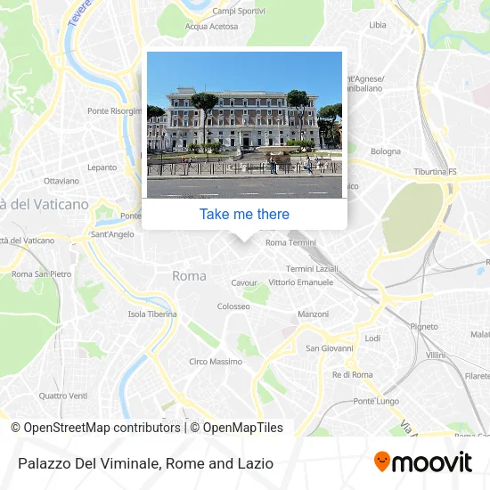 Palazzo Del Viminale map
