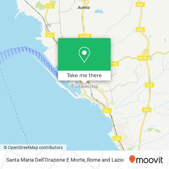 Santa Maria Dell'Orazione E Morte map