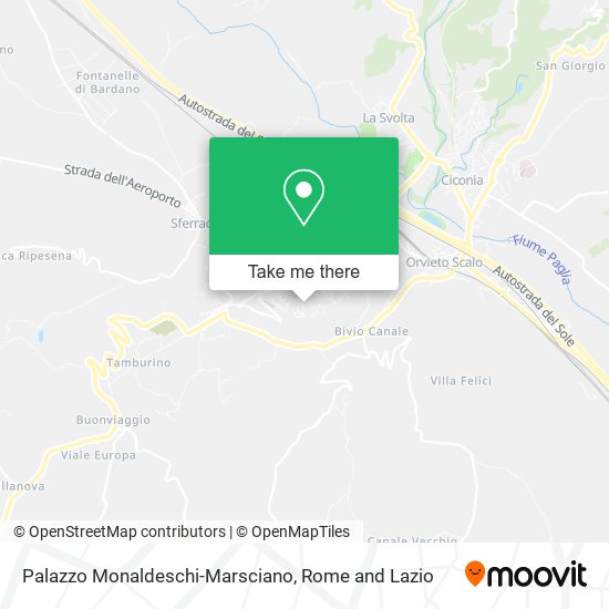 Palazzo Monaldeschi-Marsciano map
