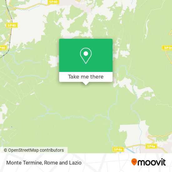 Monte Termine map