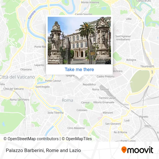 Barberini Palace map