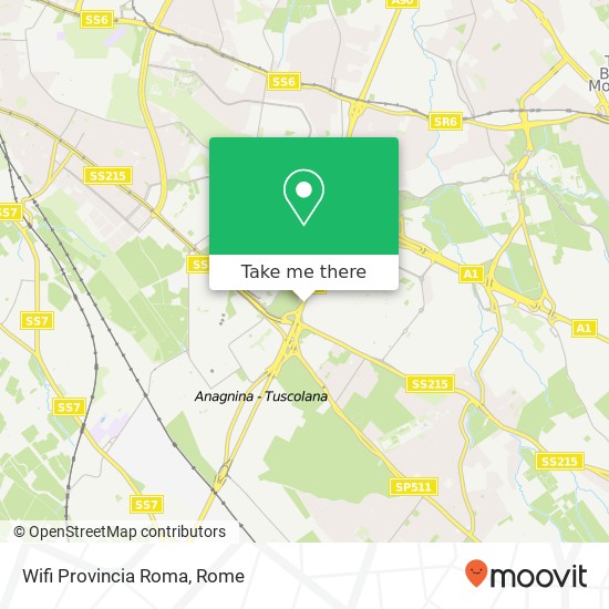 Wifi Provincia Roma map