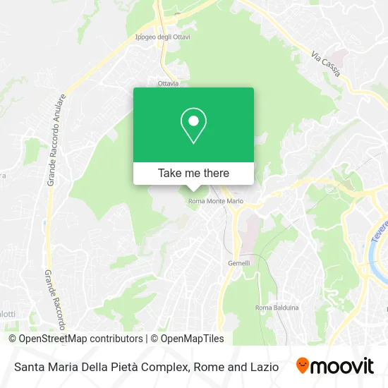 Santa Maria Della Pietà Complex map