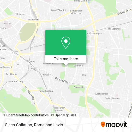 Cisco Collatino map
