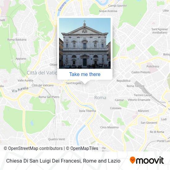 Chiesa Di San Luigi Dei Francesi map