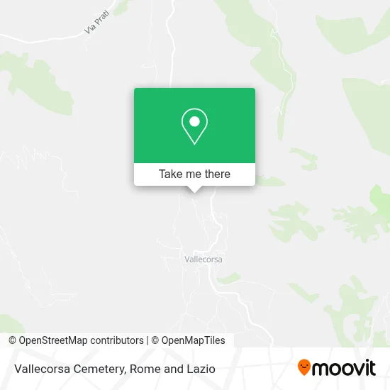 Vallecorsa Cemetery map