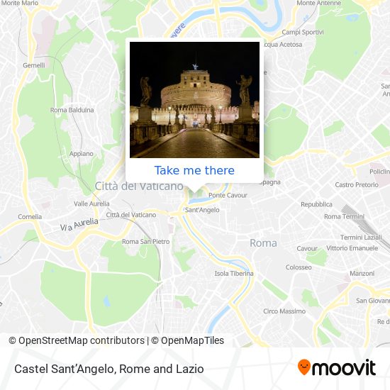 Castel Sant’Angelo map