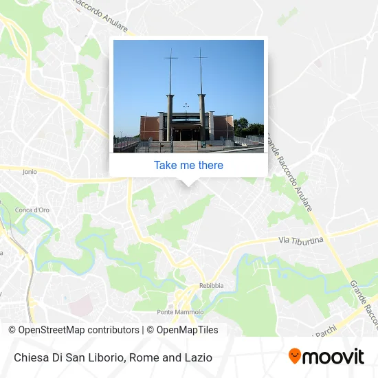 Church of Saint Liborio map