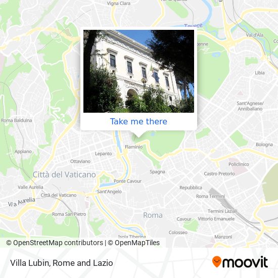 Villa Lubin map