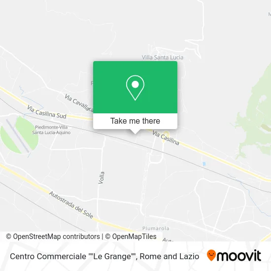 Shopping Center "Le Grange" map