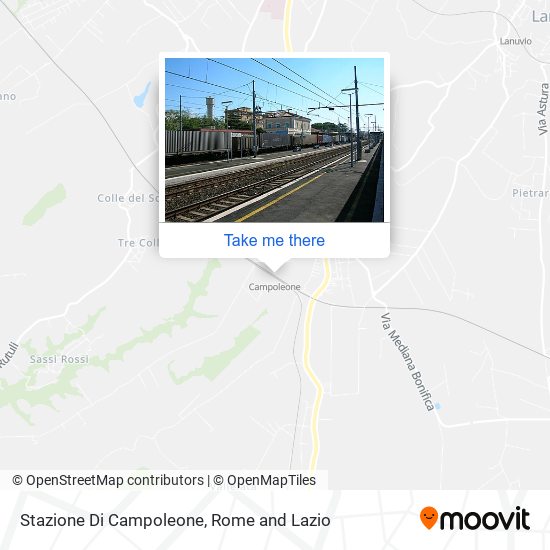 Stazione Di Campoleone map