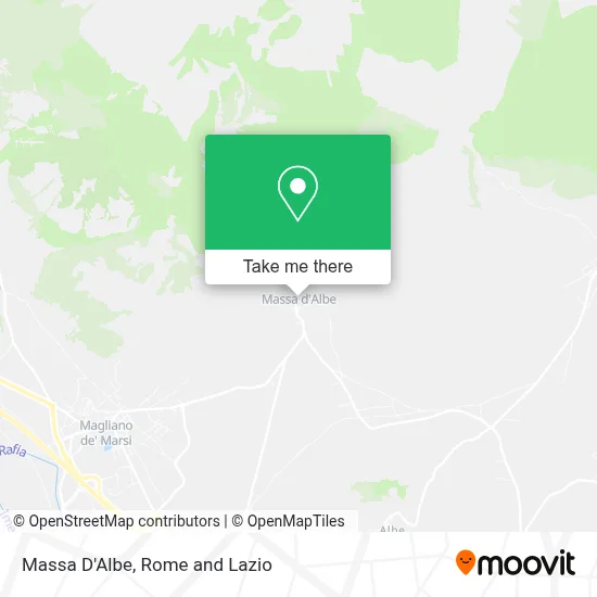 Massa D'Albe map