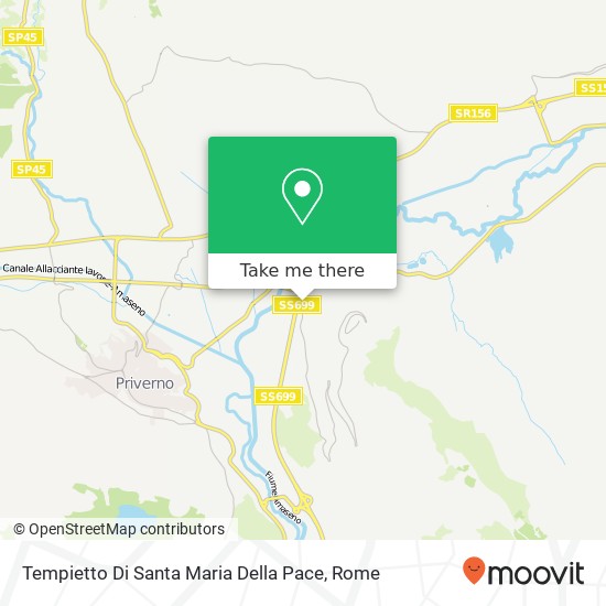 Tempietto Di Santa Maria Della Pace map