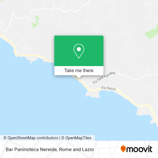 Bar Paninoteca Nereide map